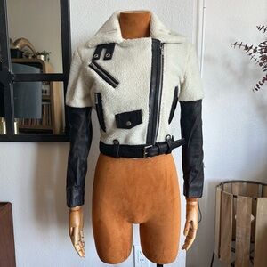 JONNY COTA Shearling Leather Jacket